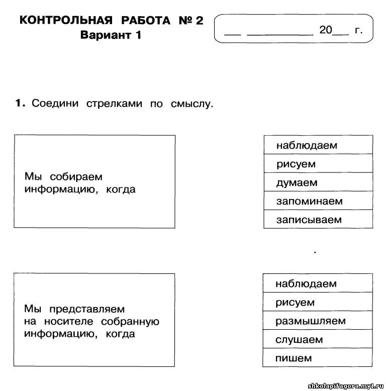 Контрольная работа: Контрольная работа по Информатике 2